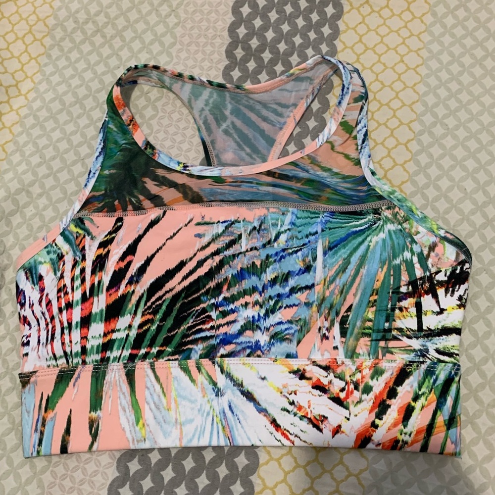 Palm Printed Sports Bra
